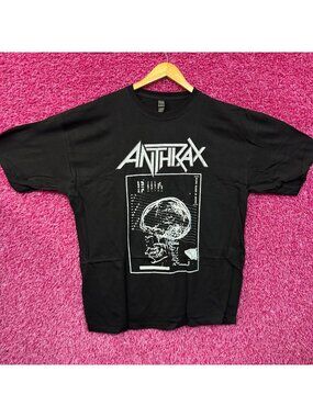Anthrax Sound of White Noise Album Thrash Metal Band Tee 2XL